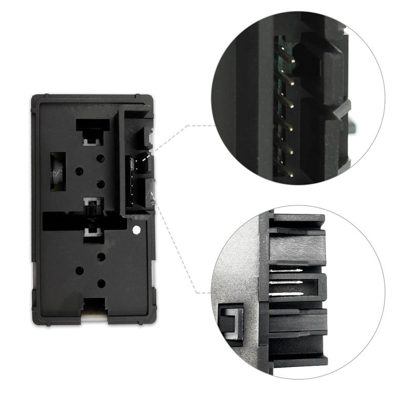 RLP Fog Light Switch Cargo and Fog Lamp Switch Compatible with 2003-2006 Ca-dillac Escalade Chevy Silverado 1500 2500 3500 GMC Sierra 1500 2500 3500 Replaces 15143597 15076588 - Image 5